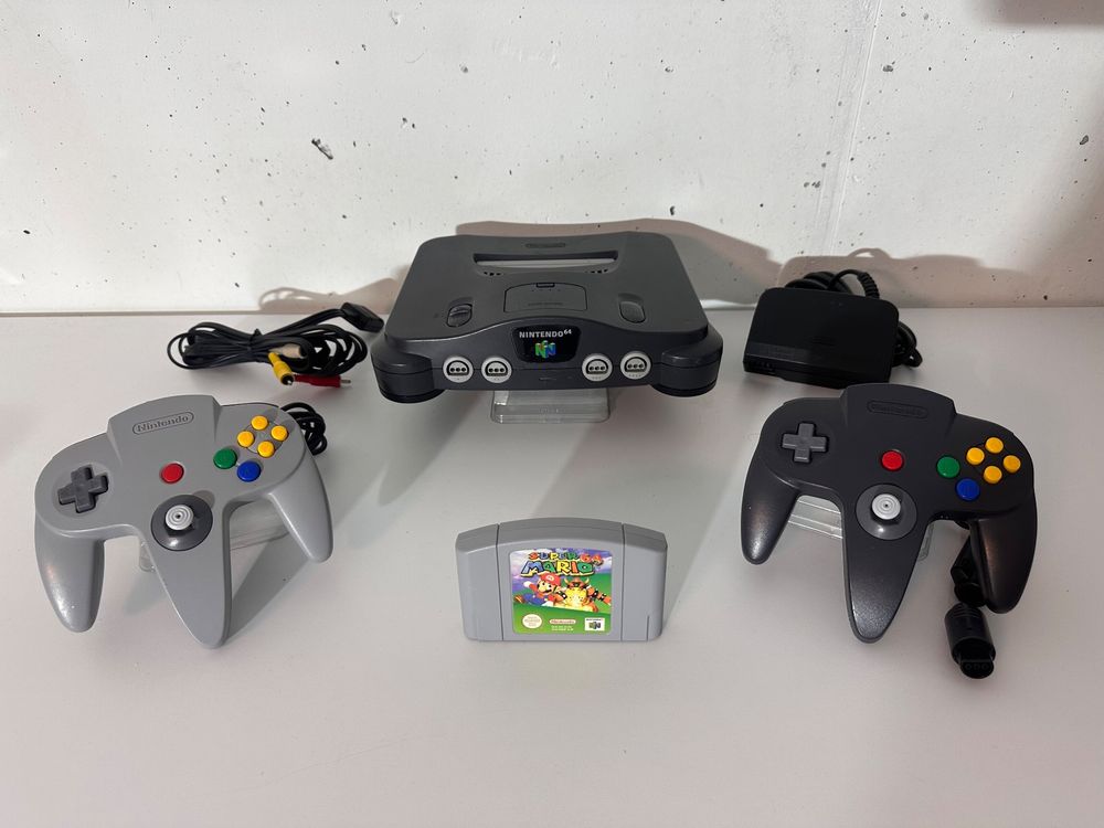 Nintendo N64+Mario+2xController top ab 1.- (Gebraucht) in Winterthur ...