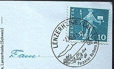 Ansichtskarten: 6-Bild-AK LENZERHEIDE Kühe – Gebraucht aus Jona von philajona 1