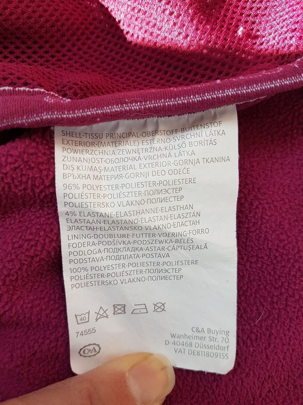 C&A Giacche: Veste C & A – Usato da Châtelaine venduto da kbabs 3