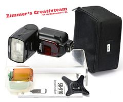NIKON SB 910 AF-Blitzgerät + Zubehör
