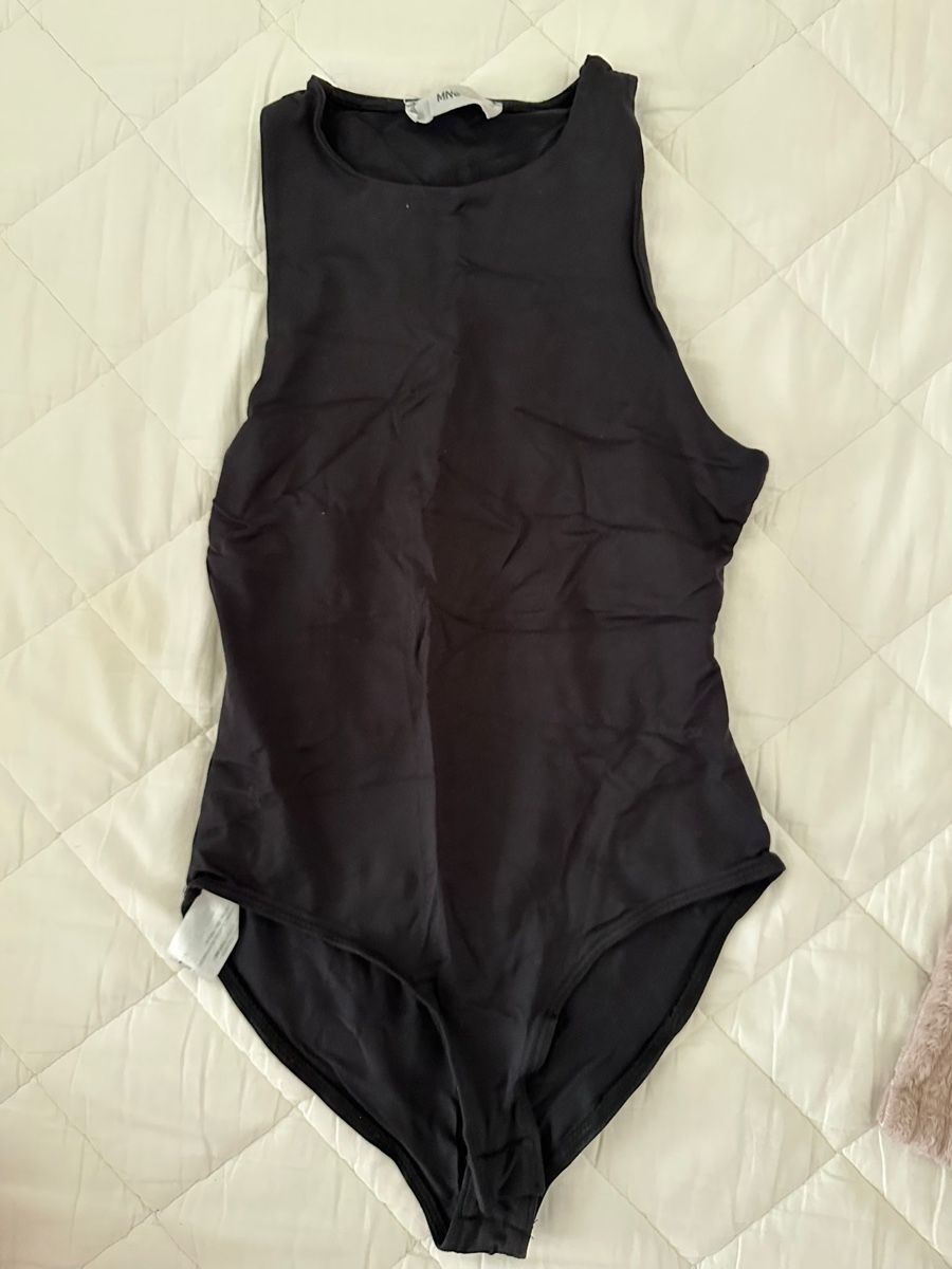Mango Top: Mango schwarzer Body Grösse S – Usato da Winterthur venduto da yar_dpp8
