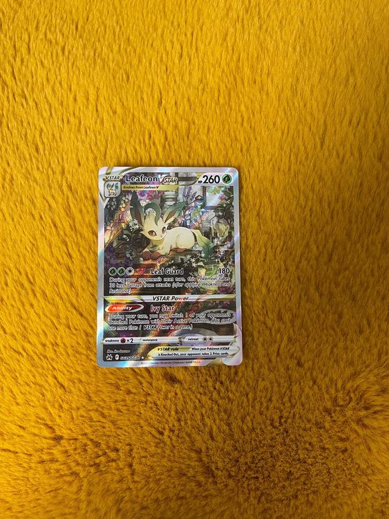 Pokemon th Leafeon Vstar Galarian art/Alt art Crown zenith Kaufen auf