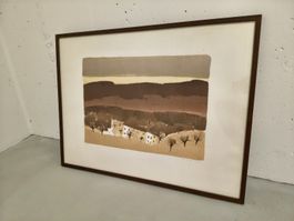 Hans Ruedi Sieber - Original Farblithografie von 1978, hands