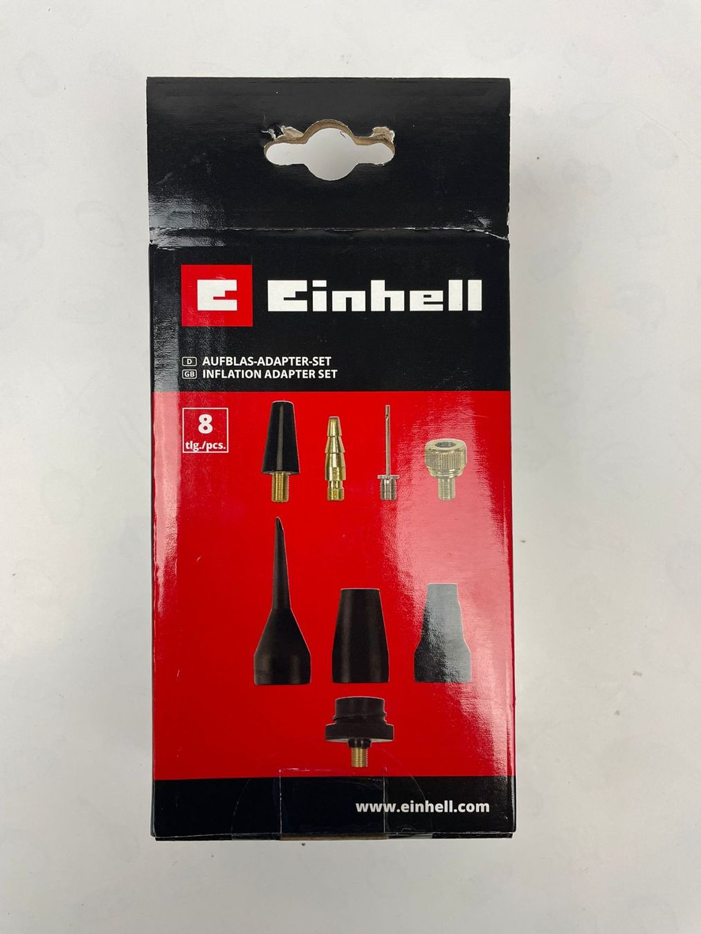 Einhell Unità & Adattatore: 2x Einhell Aufblas-Adapter-Set, 8-teilig, Neu & OVP – Nuovo e nell'imballaggio originale da Wängi venduto da LiqKojote 1