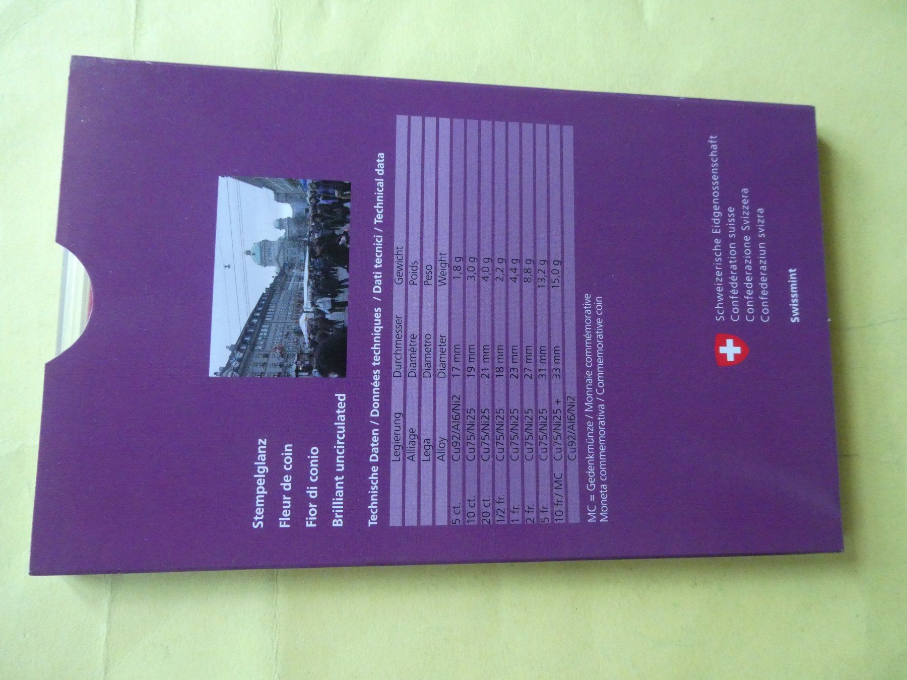 Tutti le monete: Schweiz 2011, Münzsatz  stempelglanz – Nuovo (secondo la descrizione) da Hinterforst venduto da rohusri 3
