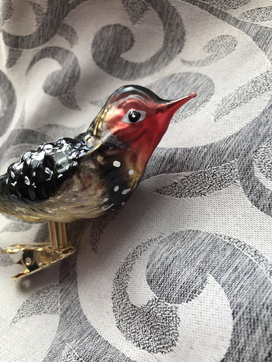 Tutte le decorazioni: Flammenkopfbartvogel Vogel Christbaumschmuck – Nuovo e nell'imballaggio originale da Alpnach Dorf venduto da marvo 3