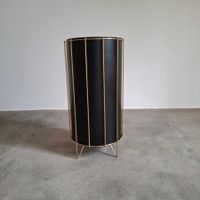 Porte-parapluie Vitra métal noir et doré 1970