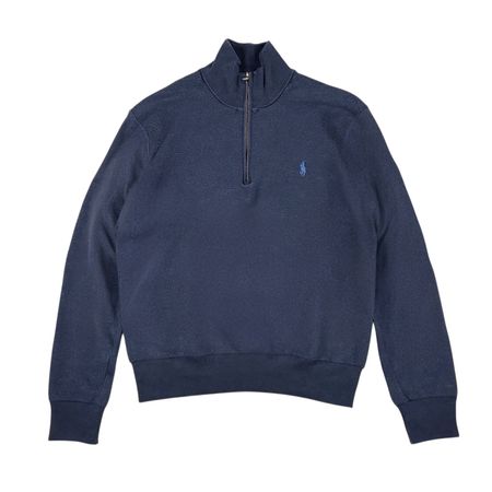 Pull camionneur Half-zip Ralph Lauren Bleu marine - M #28