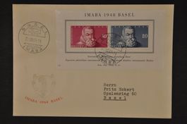 1948 W31 Sonderbrief mit Adresse