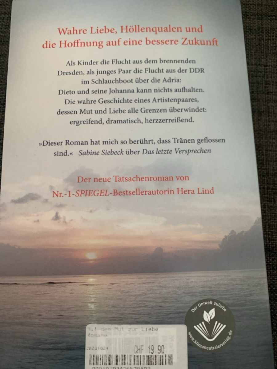 Libri: Hera Lind - Mit dem Mut zur Liebe – Usato da Worb venduto da vivia_ne 1