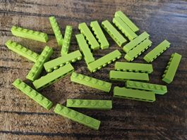 lego 3009 lot de 25 pièces Lime Brick 1 x 6