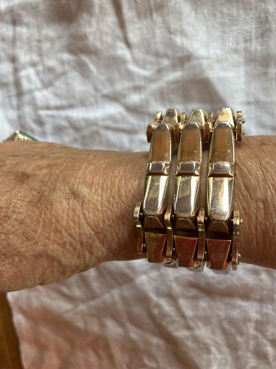 Bracciali & Braccialetti: Vintage Armband goldfarben – Usato da Bassersdorf venduto da groovygremlin 1