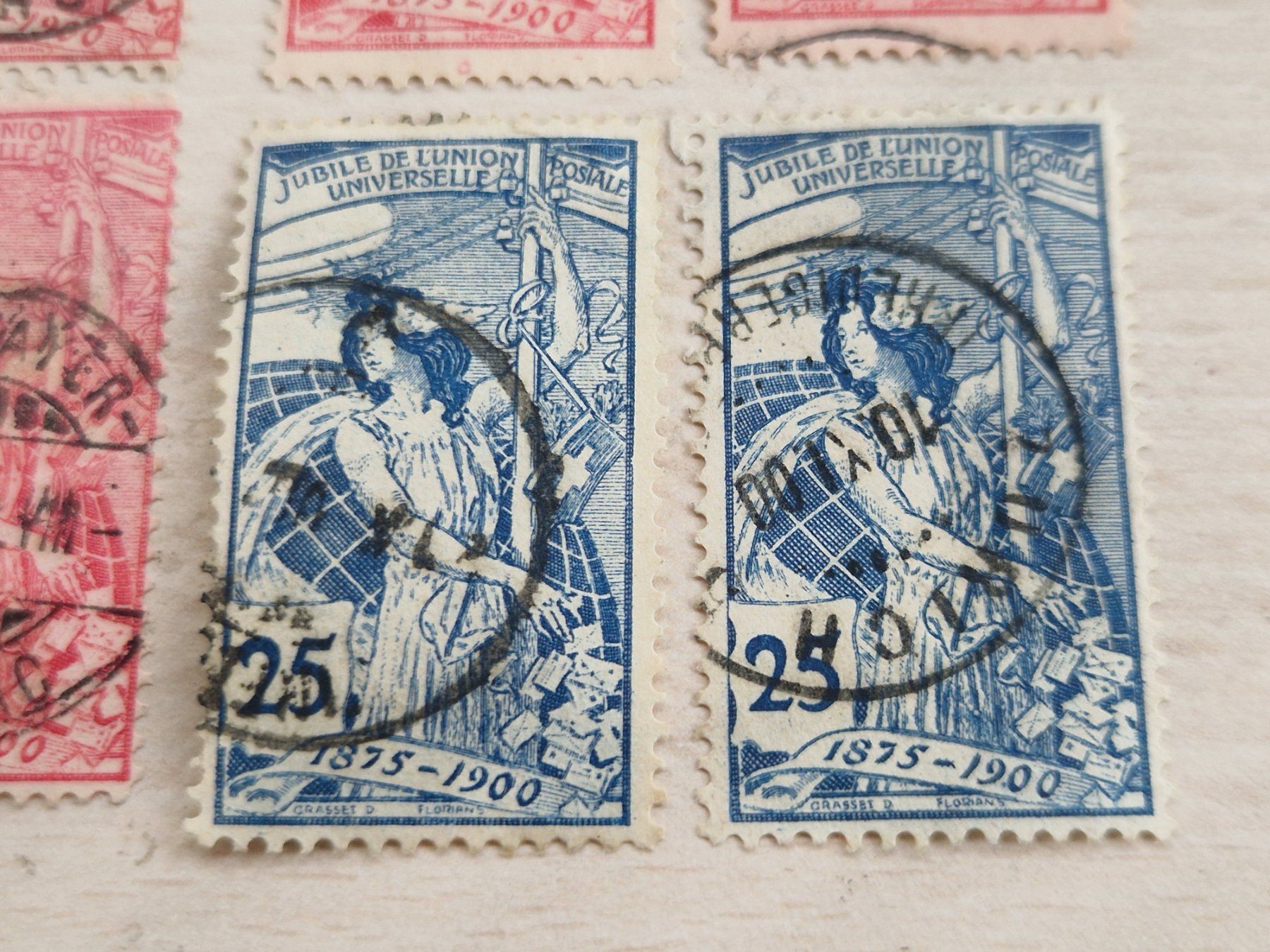 Alle Briefmarken: Ansammlung UPU, ab 1.- – Gebraucht aus Burgdorf von Glossy01 7