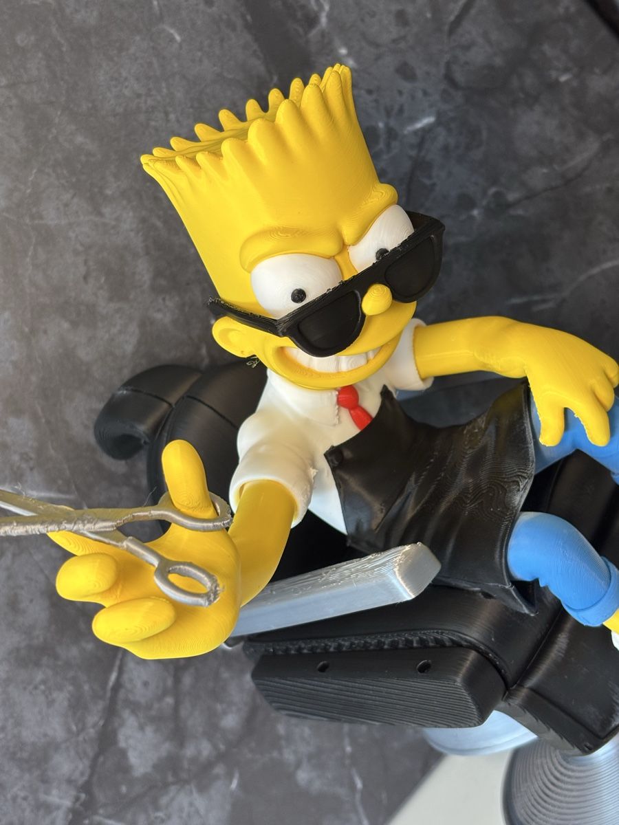 Figuren: Statua Bart Barber 26 cm  – Gebraucht aus Chiasso von cra_q5rf 3