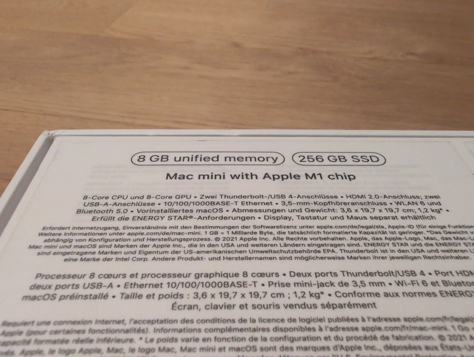 Apple PCs: Apple MacMini M1 8GB Ram / 256GB SSD – Gebraucht aus Schänis von 2cv6 2