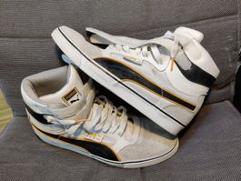 Vintage: Puma Sky II 2 Hi grey/black/yellow US 12 / EUR 46