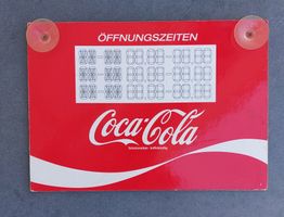 Kartonschild Coca Cola