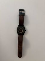 Fossil Chronograph Uhr – braunes Ledersrmband -Batterie leer
