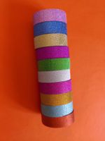 Washi Glitzer Tape Klebeband 3m