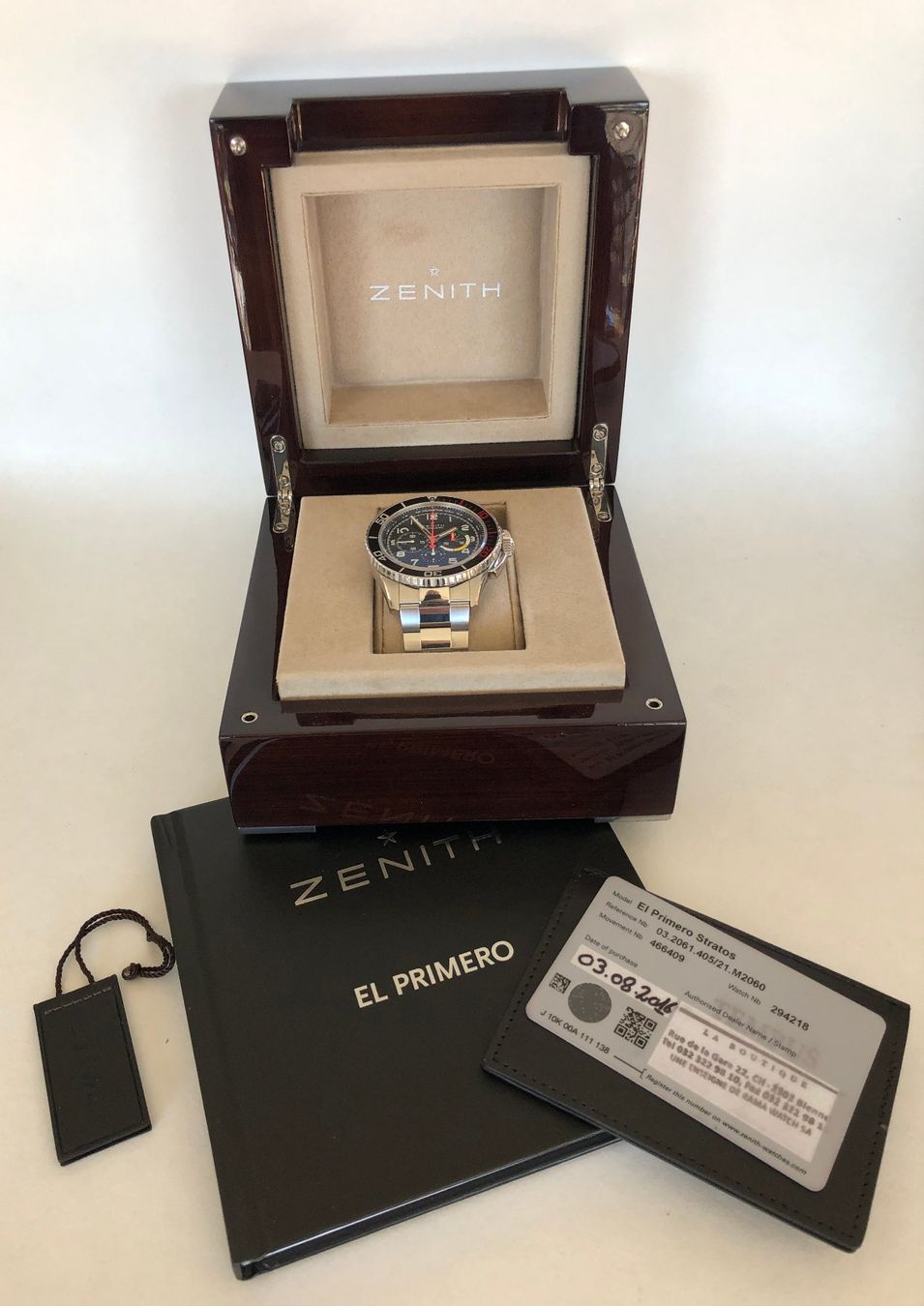 Zenith Orologi: ZENITH El Primero Stratos Flyback Rainbow - ungetragen – Usato da Appenzell venduto da Zimiuno 8