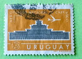 BRIEFMARKEN AUS  Uruguay Flughafen Carrasco  GESTEMPELT  