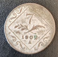 7 Kreuzer Kreutzer Franc II 1802