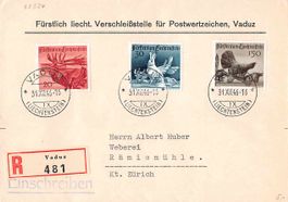 R-Brief TIERE 31.12.1946 nach RÄMISMÜHLE