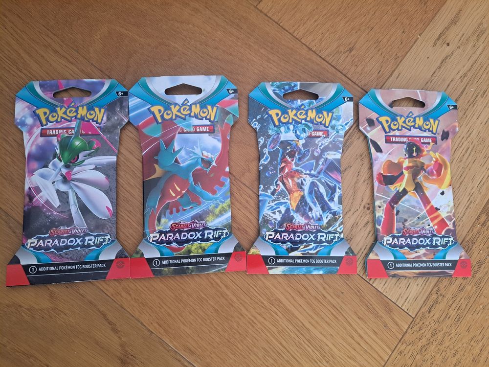 Lot De 4 Boosters Pokémon Ev2 Évolution À Paldea Ouvert : 10Cartes + 1