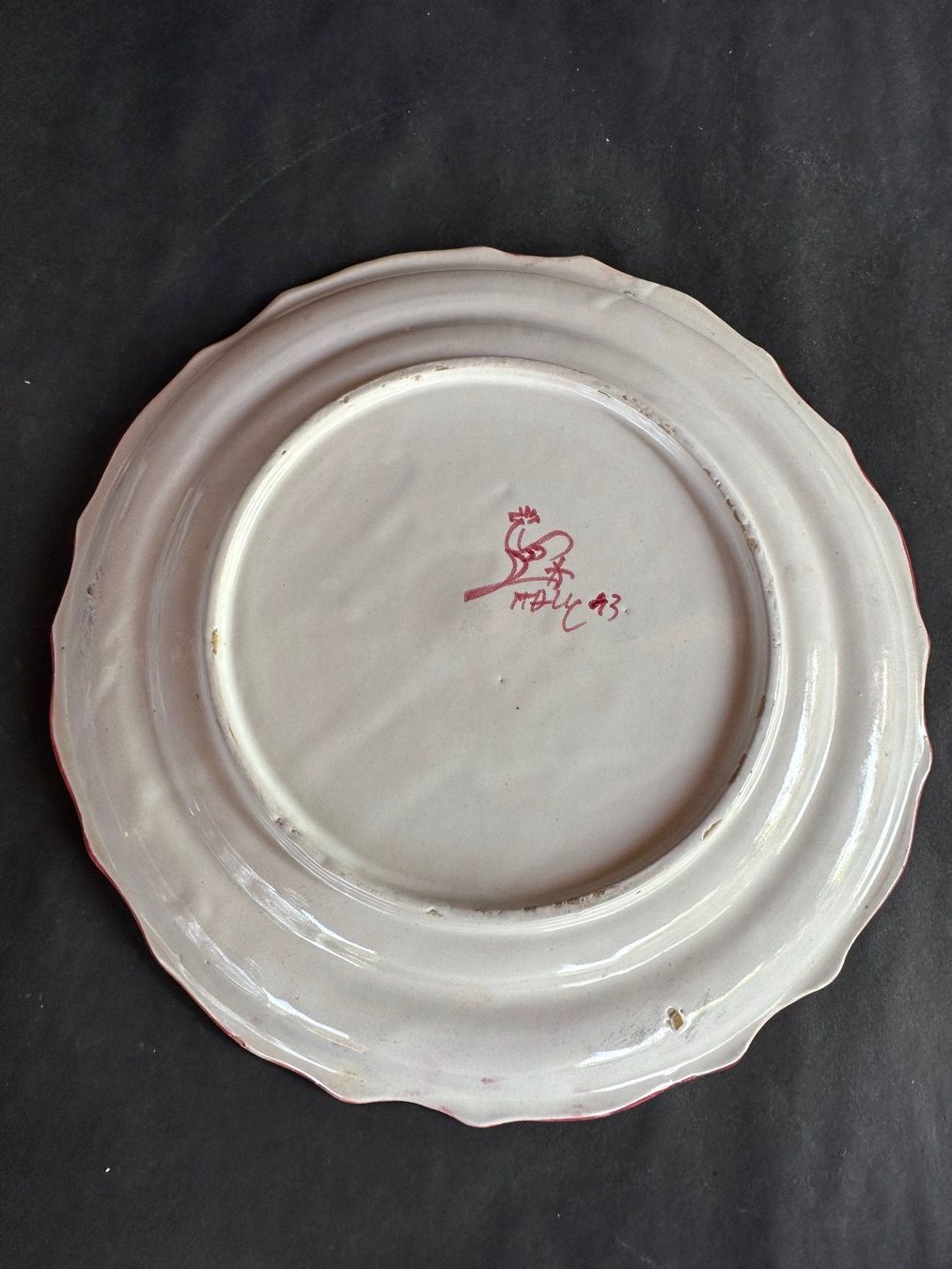 Piatti: Cantagali Italy Teller...handbemahlt.....c1900/10 – Usato da Saas im Prättigau venduto da norman02 3