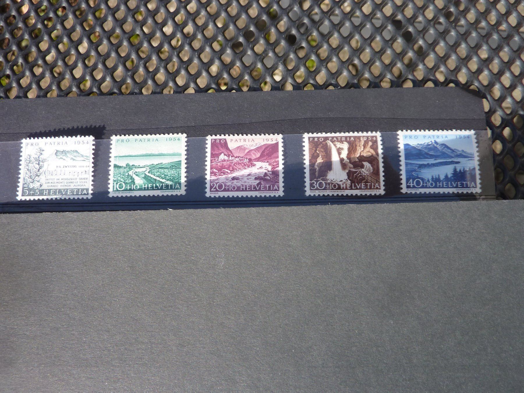 Tutti i francobolli: Briefmarken, Pro Patria 1954 – Usato da Gelfingen venduto da btrottmann