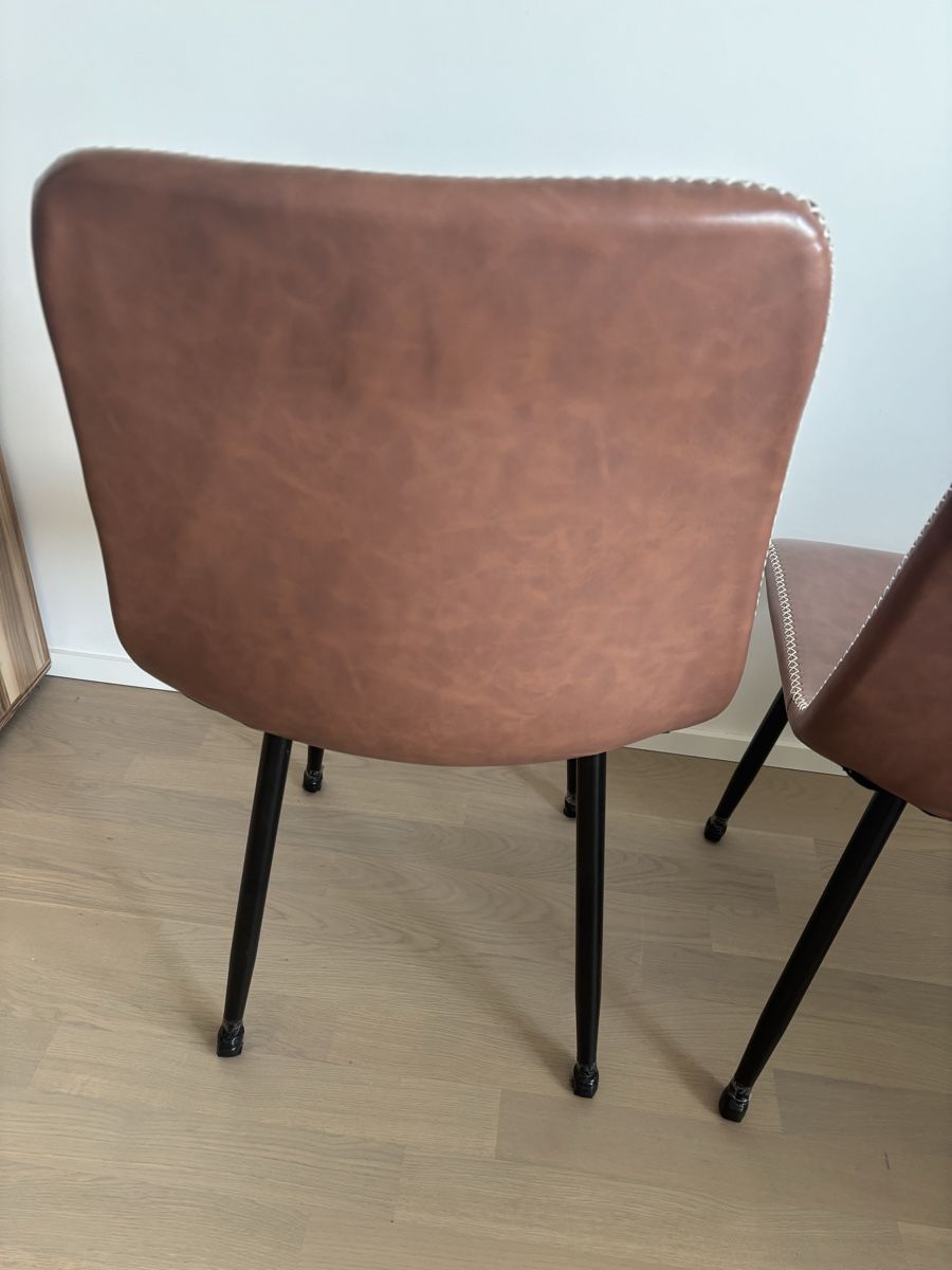 Stühle: Stuhl braun Kunstleder 2er Set – Gebraucht aus Scherzingen von fab_flh6 4