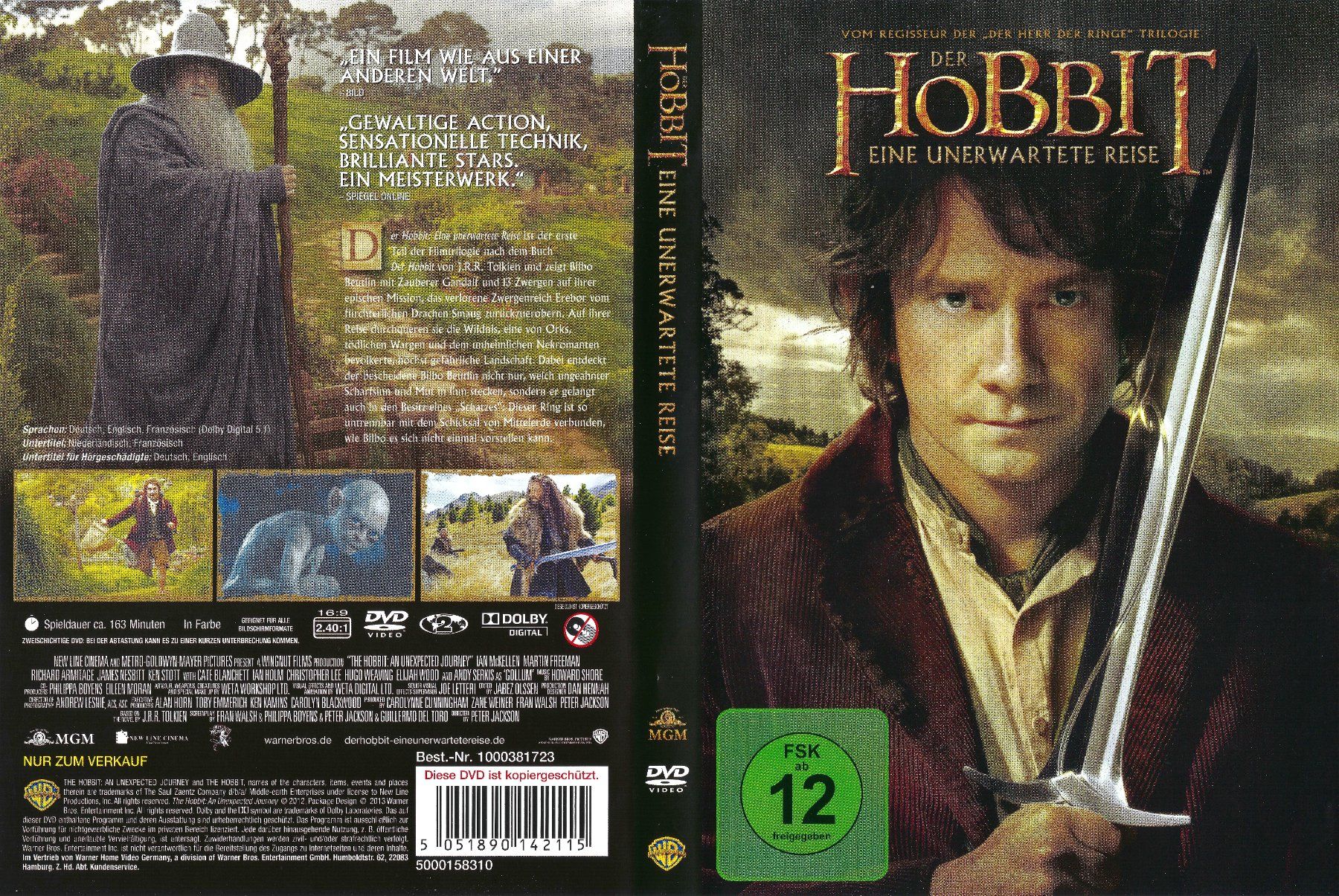 Tutti i DVDs: Der Hobbit - Eine unerwartete Reise – Usato da Zürich venduto da Cineasten