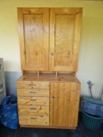 Werkzeugschrank Holz mit Schubladen. Schreinerschrank