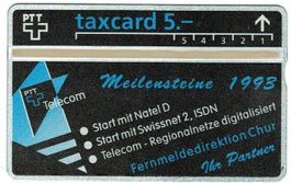 Taxcard 303L_85276 Meilensteine ungebraucht