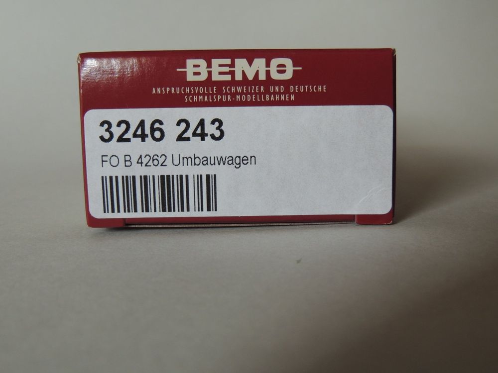 Bemo Modelleisenbahnen: BEMO H0m FO B 4262 – Neu und originalverpackt aus Igis von Lazio16 1
