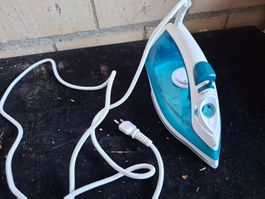 Dampfbügeleisen Philips weiss/blau guter Zustand