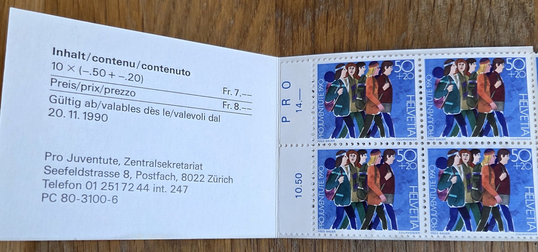 Tutti i francobolli: 4 Briefmarken-Heftchen Postfrisch – Usato da Stans venduto da Ducati16 2