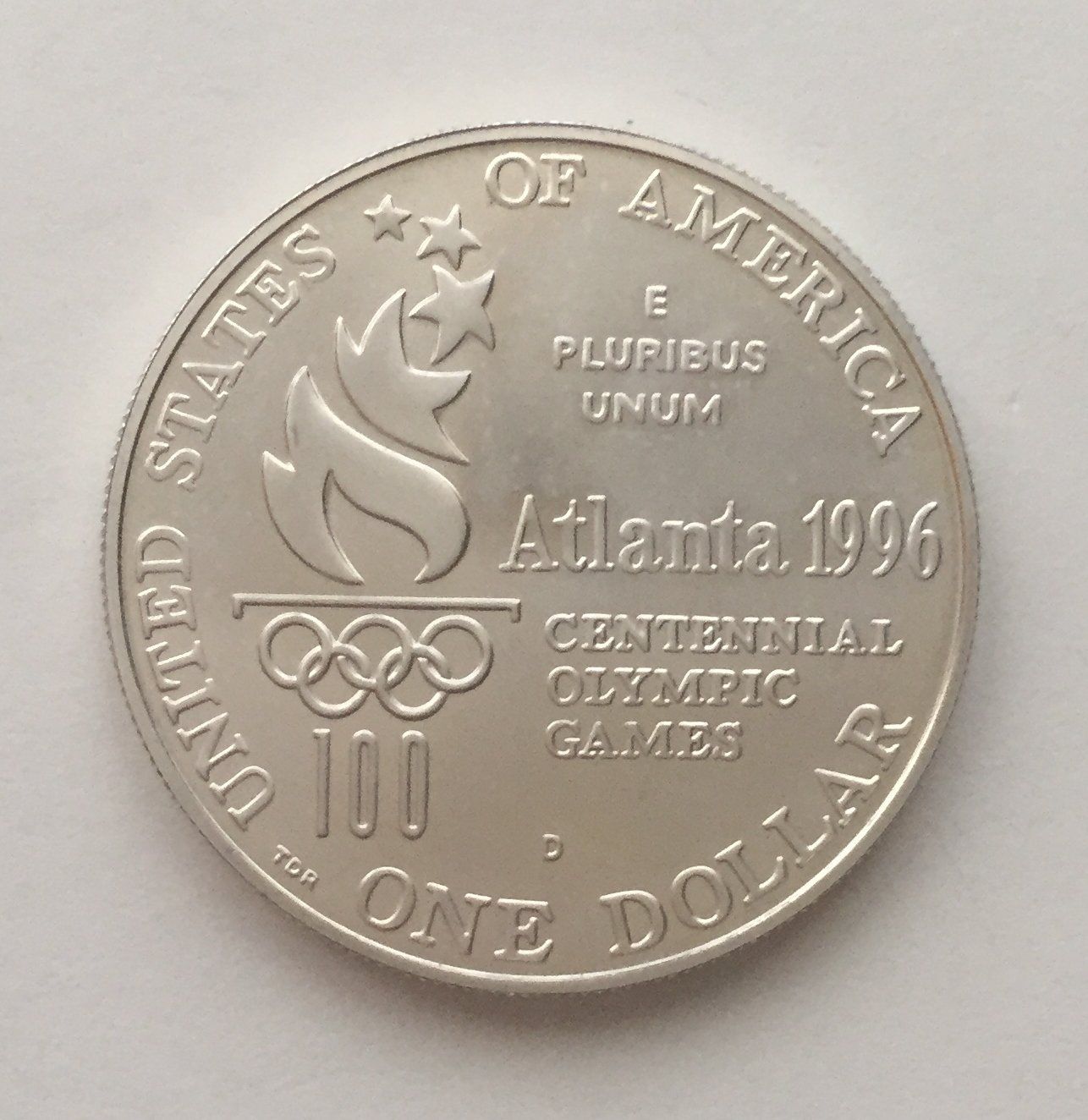 Tutti le monete: USA 1 Dollar 1996 D Rowing Atlanta Olympic – Nuovo (secondo la descrizione) da WilSG venduto da Wil10 2