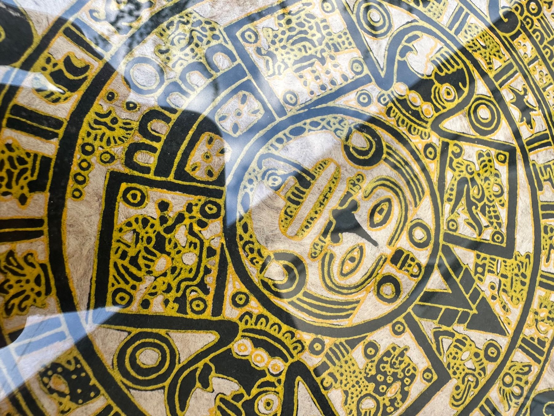 Foto & Immagini: Maya Kalender Wandbild mit Rahmen und Glas – Usato da Zürich venduto da Flokke33 1