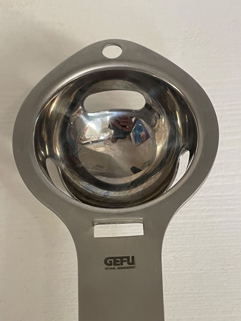 Appareils de cuisine: GEFU Eigelbtrenner, Edelstahl neuwertig – D'occasion à Rheinfelden par desdemona03 1