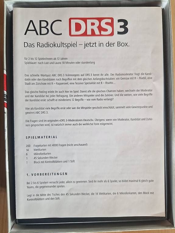 Giochi: Neues ABC DRS 3 Spiel  – Usato da Surrein venduto da deb_sjh6 2
