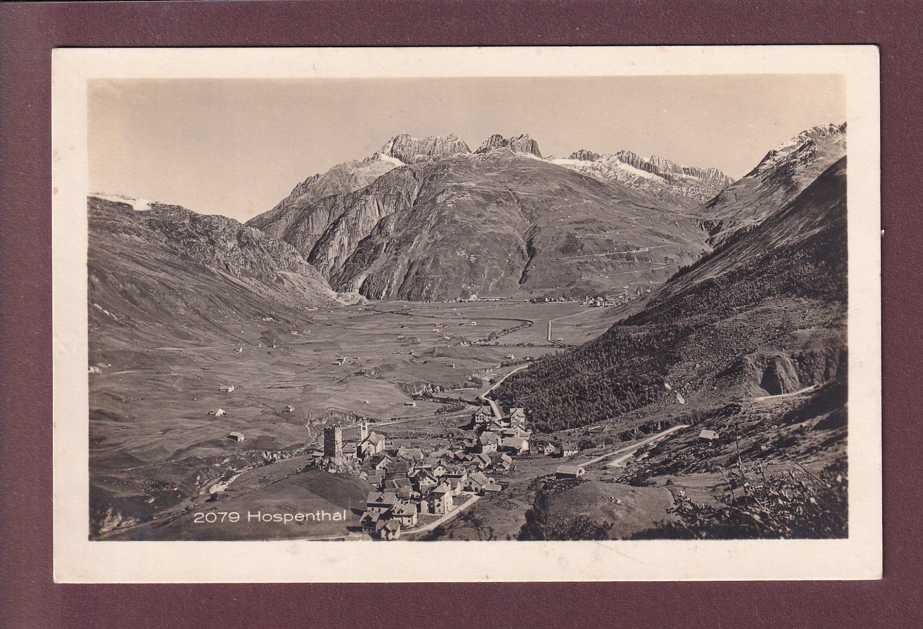 Cartoline postali: HOSPENTAL - 1935 – Usato da Pully venduto da nicecards