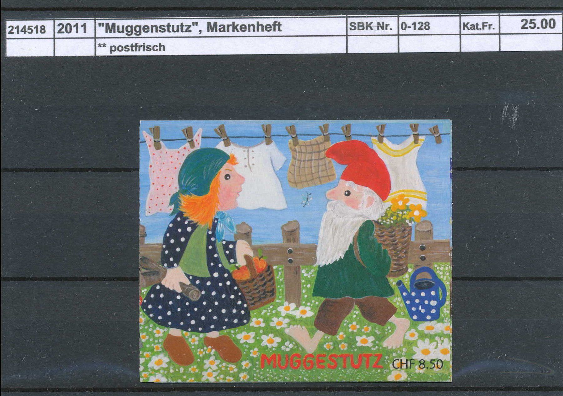 Alle Briefmarken: 2011 Muggenstutz, Markenheft, ** postfrisch – Neu (gemäss Beschreibung) aus Winterthur von Zupogeru