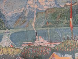Alois Carigiet Lithographie oder Plakat