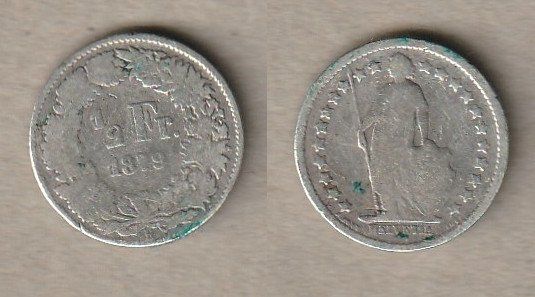 Toutes les monnaies: 1/2 Franken 1879 – D'occasion à Allschwil par Coinfreak