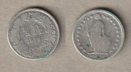 1/2 Franken 1879