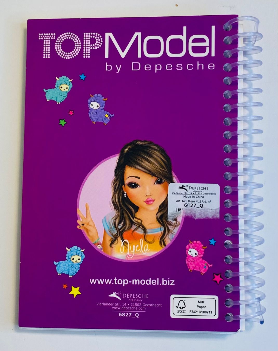 Blocchi: Top Model Nyela Notizbuch by Depesche – Nuovo (secondo la descrizione) da Mellingen venduto da Lapequenita 1