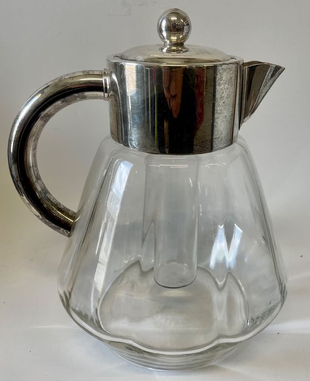 Wunderschöne alte Kalte Ente Karaffe Krug Glas (Gebraucht) in Root für ...