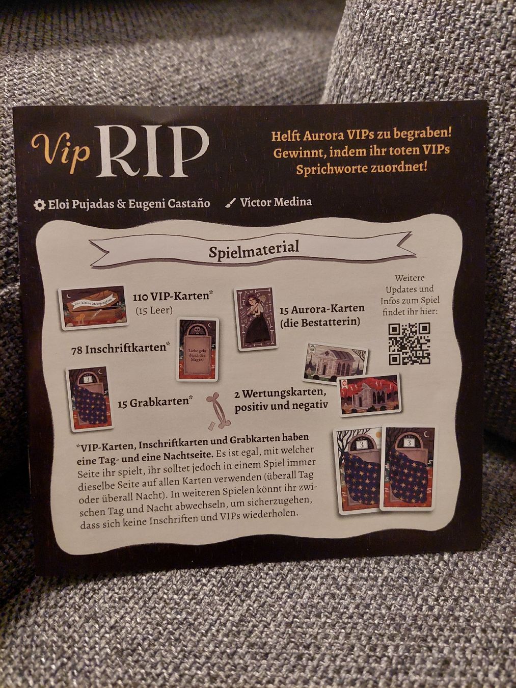 Giochi: Vip RIP - Das prickelnde Partyspiel – Nuovo (secondo la descrizione) da Hindelbank venduto da reidi84 2