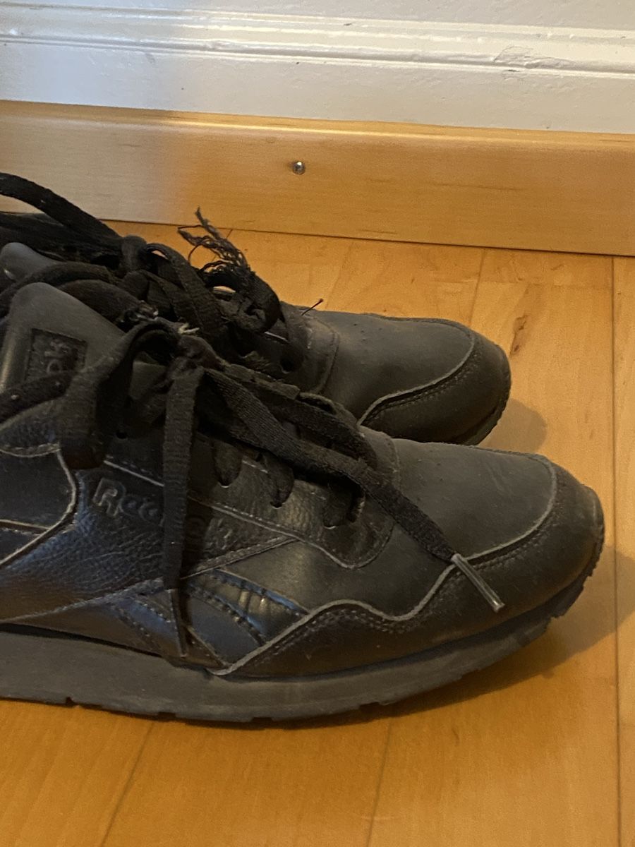Scarpe da uomo: Reebok - Leather - Black – Usato da Zürich venduto da jus_d9kb
